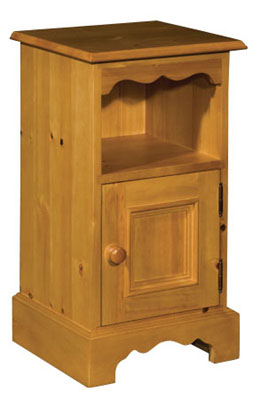 pine BEDSIDE CABINET RIGHT HINGED DOOR ROSSENDALE