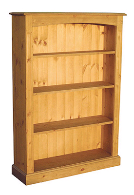 pine BOOKCASE 3 ADJUSTABLE SHELVES MEDIUM 54IN x