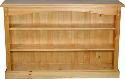 pine BOOKCASE CENTURION LOW 35inx54in