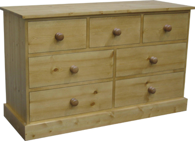 pine CHEST 3 4 DRAWER LOWBOY SHAKER