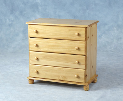 pine CHEST 4 DRAWER SOL