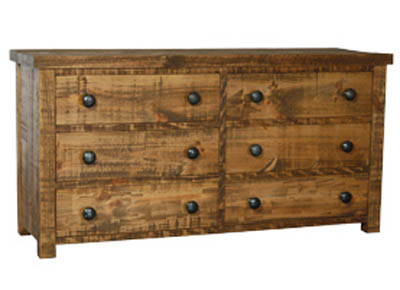 pine CHEST 6 DRAWER DRESSER SPENCER