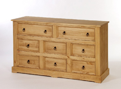 CHEST OF DRAWERS 6 2 LARGE SANTA FE CORONA