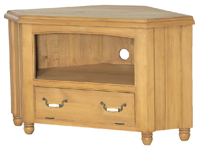 Corner TV Cabinet With Drawer Provencal