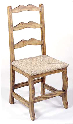 PINE DINING CHAIR RUSH SEAT CELAYA