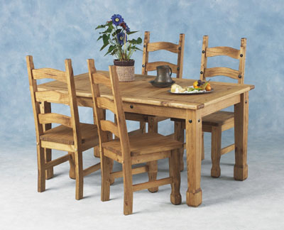 DINING TABLE   4 CHAIRS CORONA BUDGET