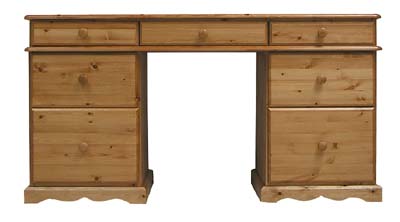 pine DRAWER LINE DESK BADGER