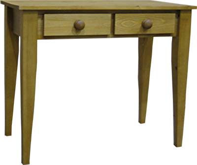 pine DRESSING TABLE 2 DRAWER SHAKER