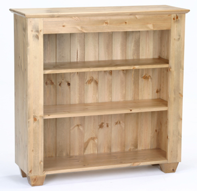 PINE SHORT STANDARD BOOKCASE MONTEM