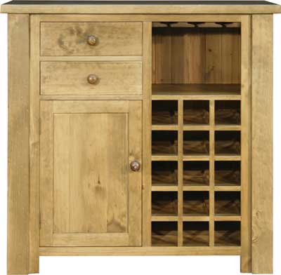 pine SIDEBOARD WINE CABINET BOSTON