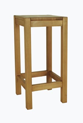 PINE STOOL  HIGH BEECH SEAT BRETTON