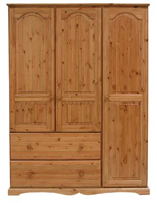 pine TRIPLE WARDROBE BADGER