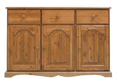 pine TRIPLE WIDE SIDEBOARD BADGER