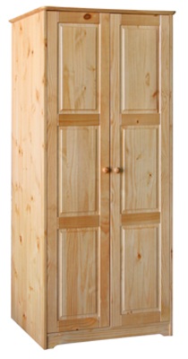 WARDROBE 2 DOOR ALL HANGING BALMORAL VALUE