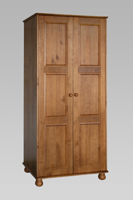 pine WARDROBE 2 DOOR FULL HANGING DOVEDALE