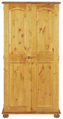 WARDROBE 2 DOOR JUNIOR ALL HANGING DECORA