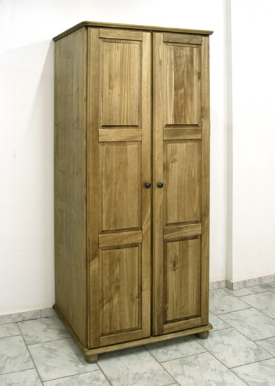 PINE WARDROBE 2 DOOR LINCOLN