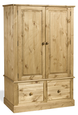 pine WARDROBE 2 DR 2DWR COTSWOLD