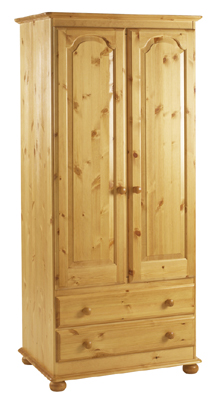 pine WARDROBE 2 DRAWERS CORNDELL HARVEST