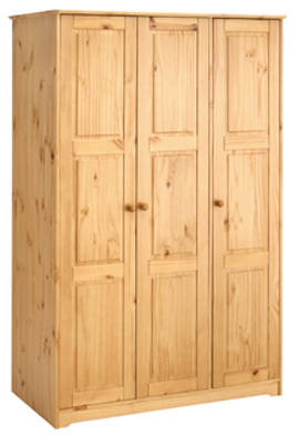 WARDROBE 3 DOOR ALL HANGING BALMORAL