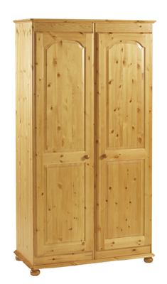 PINE WARDROBE DBL MASTER HARVEST