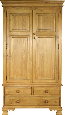 pine WARDROBE DOUBLE OGEE Pt4