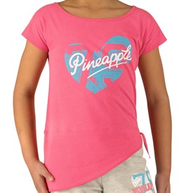 Girls 79 Tie T-Shirt Fuchsia