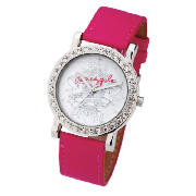 PINEAPPLE PINK DIAMONTE SET WATCH