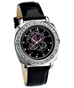 Pink Glitter Strap Watch