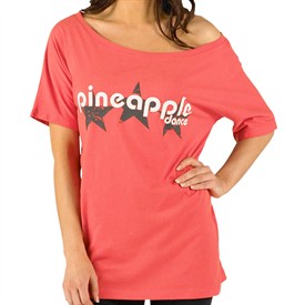 Womens Star Oversized T-Shirt Calypso