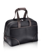 1774 - Black Coated Canvas Travel Bag