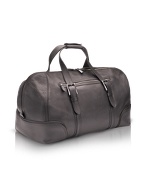 1774 - Ebony Rugato Calfskin Boston Bag