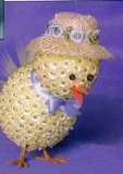 Sequin art, Pinflair, Charlie Chick