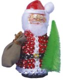 Sequin art, Pinflair, Xmas, a loveable Santa