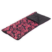 Floral sleeping bag