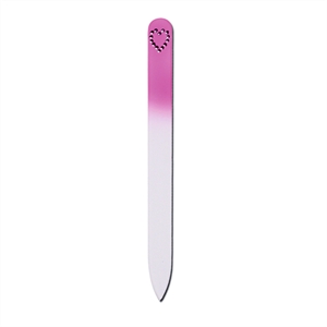 Frost Crystal Nail File with Single Heart