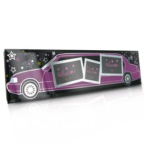 Limousine Triple Photo Frame