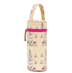 Pink Lining Bottle Holder - Foxglove Glen