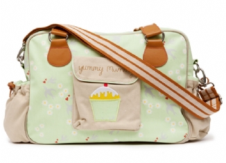 Yummy Mummy Bag - Grey Doves