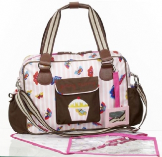 Yummy Mummy Bag - Pink Stripes &