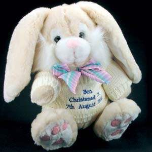 Personalised Message Bunny