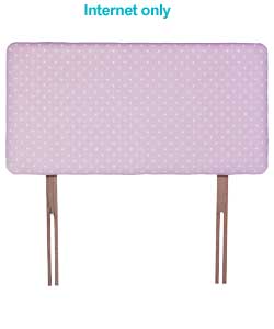 pink Polka Dot Single Headboard