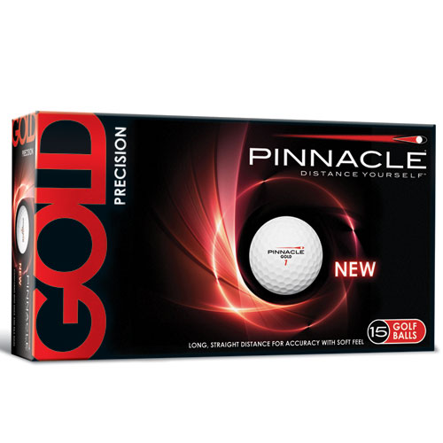 Gold Precision Golf Balls 15 Balls