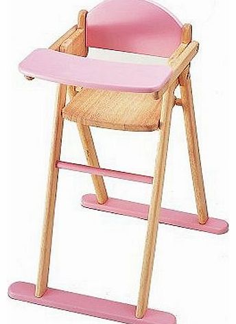 Wooden Dolls High Chair