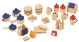 Wooden Dolls House Kitchen Accessories 36pc