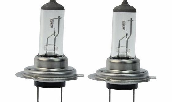 Pinzhi Super Bright 2 Pcs Car H7 Halogen Front Headlight Lighting Light Bulb 55W 12V