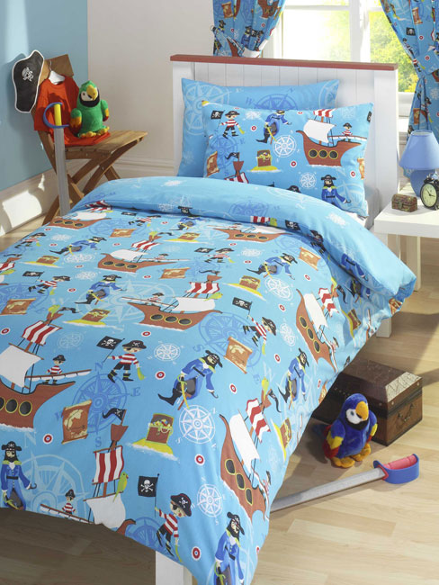 Pirates Single Duvet Cover and Pillowcase Set