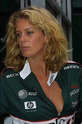 Pit Babes Rachel Hunter as Guest of the Jaguar Team at Monaco Poster - Extra Large (70cm x 100cm)