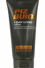 Piz Buin 1 Day Long Sun Lotion SPF 15 Low