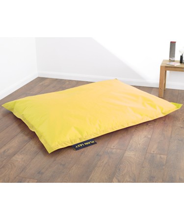 giant yellow bean bag